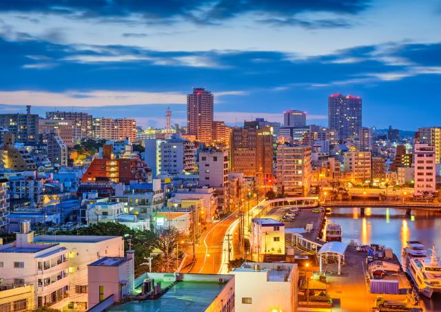 Naha at night