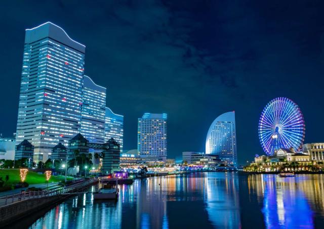 Yokohama at night