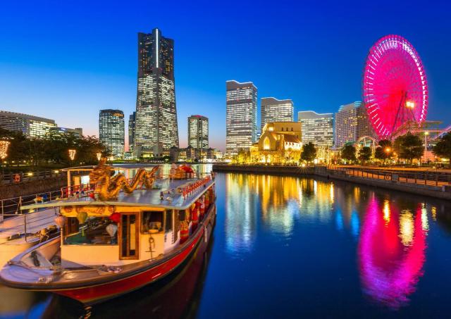 Yokohama at night