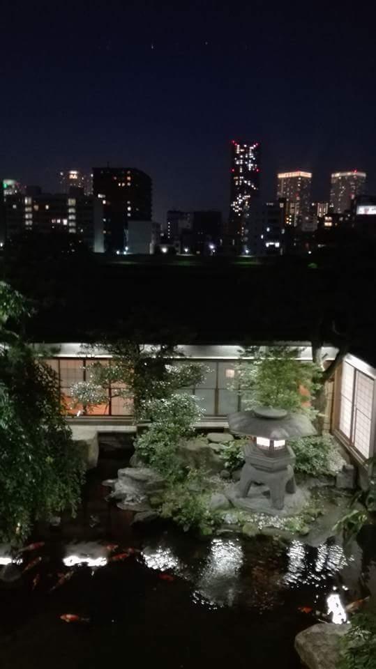 View from Tsukiji  Jisaku restaurant in Tokyo