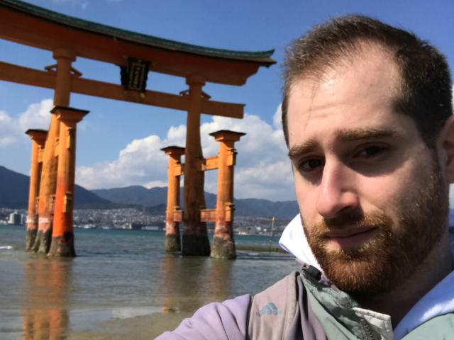 Itsukushima torii gate at Miyajima Island